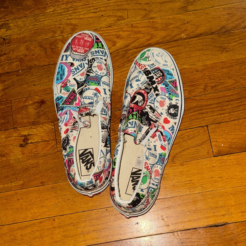 Vans Colorful Graphic Print Sneakers